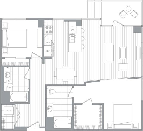 B2G Premium floor plan